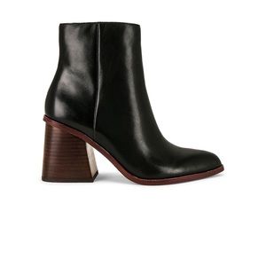 Terrie Black Leather Bootie - Dolce Vita